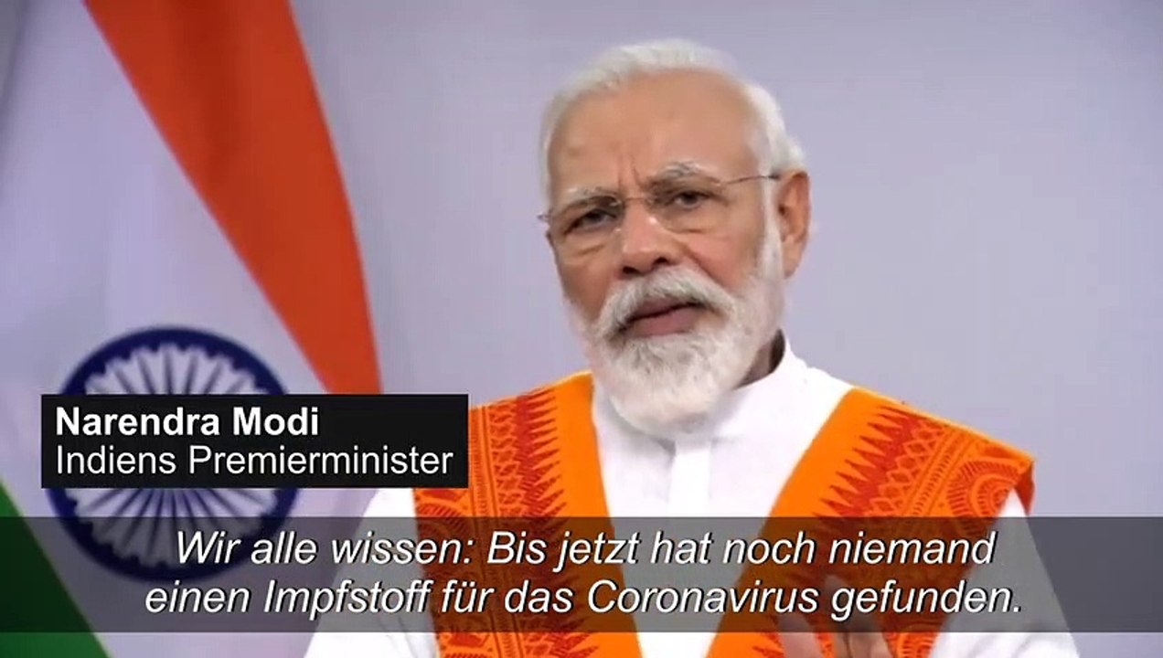 Indiens Premierminister: Yoga als Schutz vor Corona