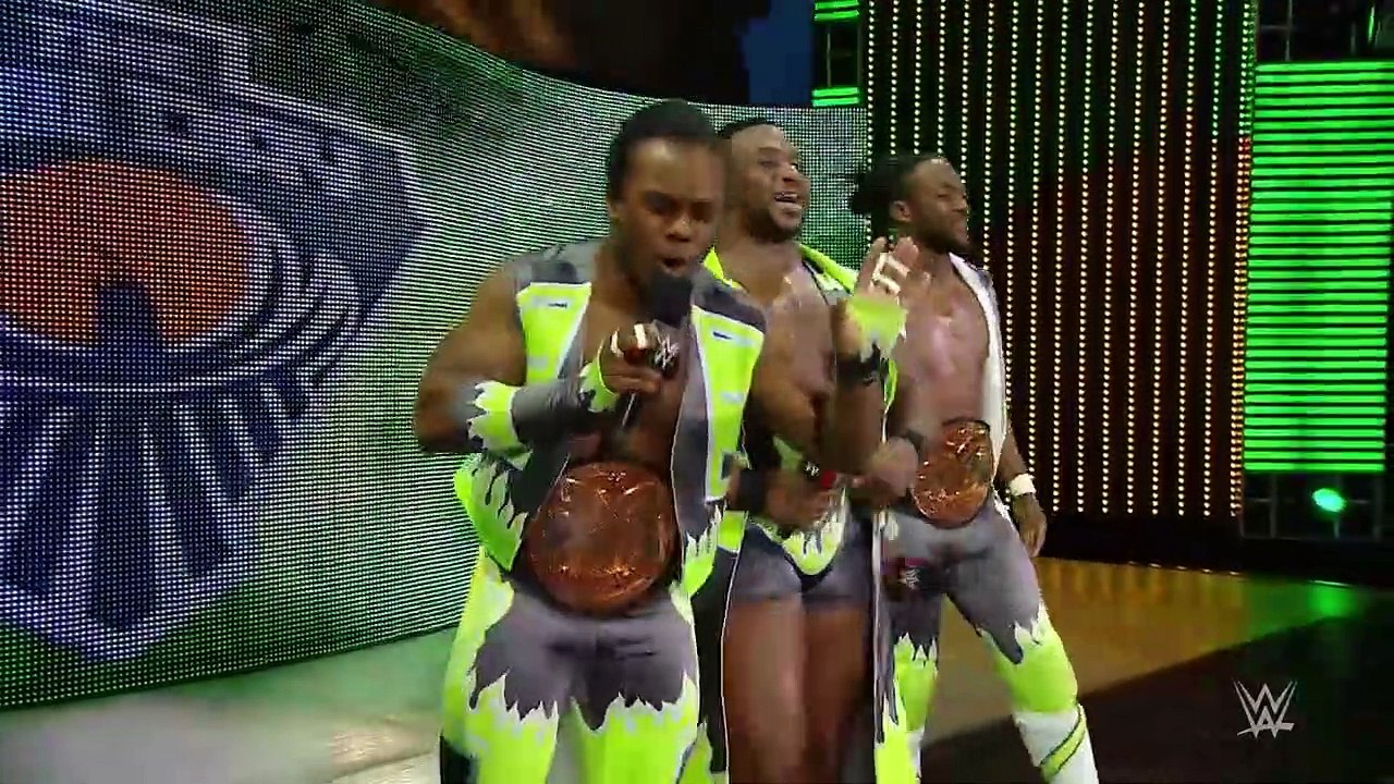 FULL MATCH - The New Day vs. Roman Reigns & Randy Orton – Handicap Match- Raw, May 4, 2015