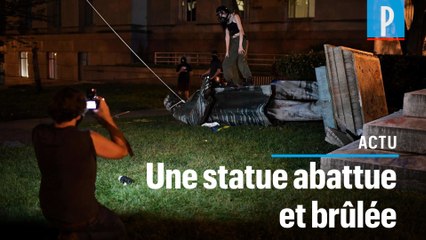 Washington : des manifestants détruisent la statue d'un général confédéré