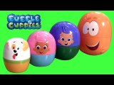Bubble Guppies Stacking Cups Surprise kinder Eggs Nickelodeon Mr. Grouper and Guppy Puppy