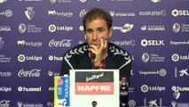 Declaraciones del entrenador de Osasuna, Jagoba Arrasate, a 24 horas de jugar en Valencia