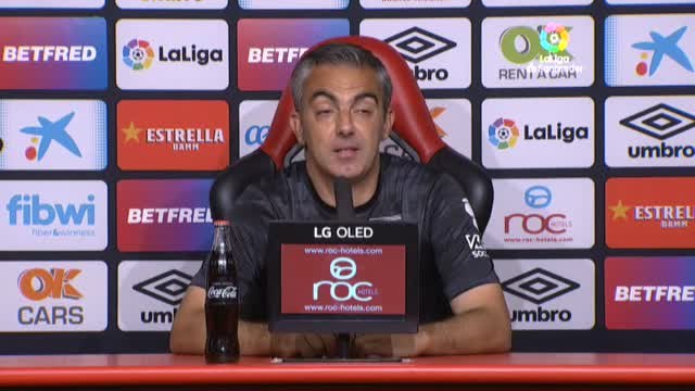 Vicente Moreno: Tenía la sensación de que íbamos a ganar el partido