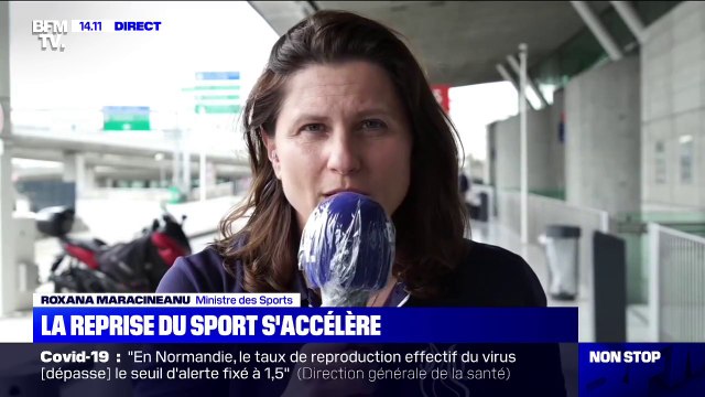 Roxana Maracineanu: Tous les sportifs, dont c'est le métier, vont pouvoir retrouver le chemin de l'entraînement lundi