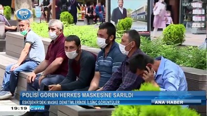 Eskişehir polisinden maske operasyonu!