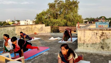 How Indian women practicing Yoga in daily life