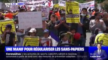 Manifestation pour les sans-papiers: pour Eric Coquerel (LFI), il faut 