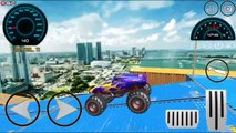 Mega Ramp Extreme Car Stunts Race Impossible Game - Monster Truck Driver - Android GamePlay #2