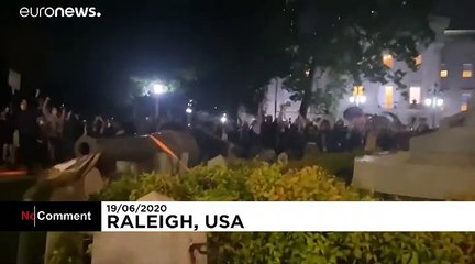 Nouveaux déboulonnages de statues aux États-Unis