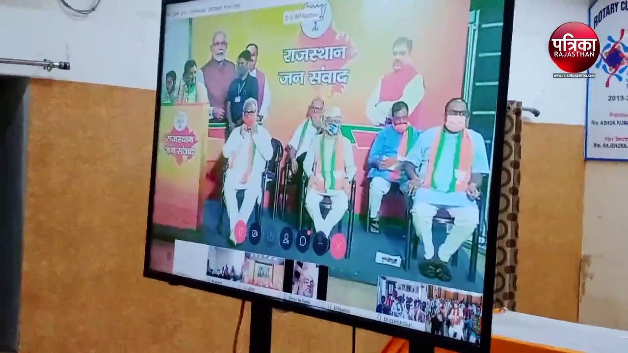 वर्चूअल रैली : पाली के हर बूथ पर जुटे भाजपा कार्यकर्ता