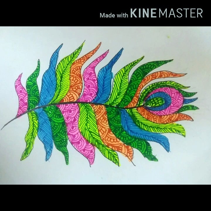 Mandala leaf art pettern