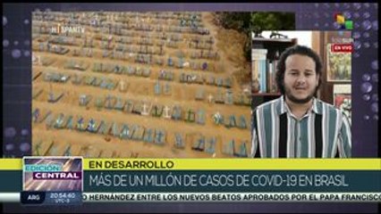 Brasil supera el millón de casos de COVID-19