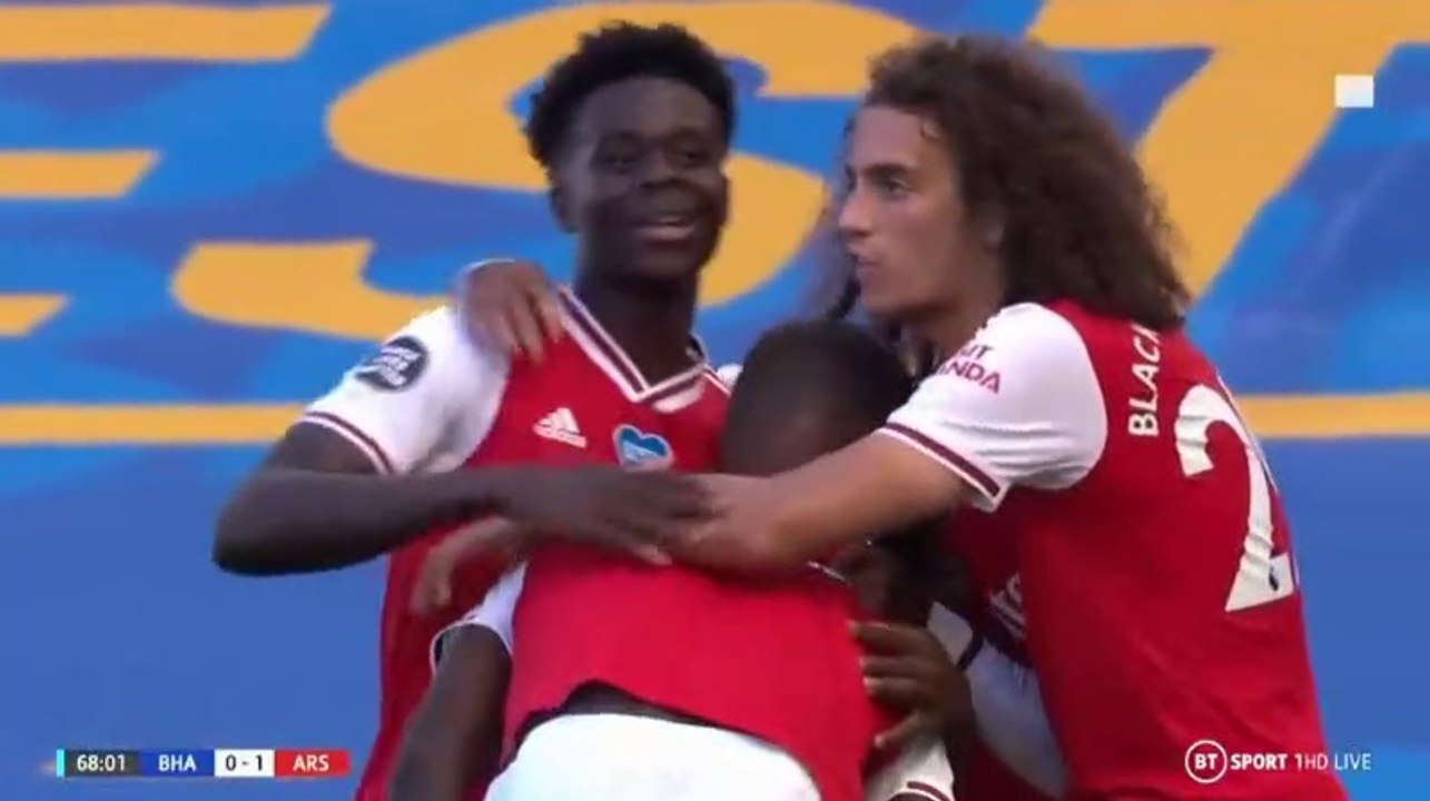 Brighton & Hove Albion vs Arsenal 2-1 All Goals Highlights 20/06/2020