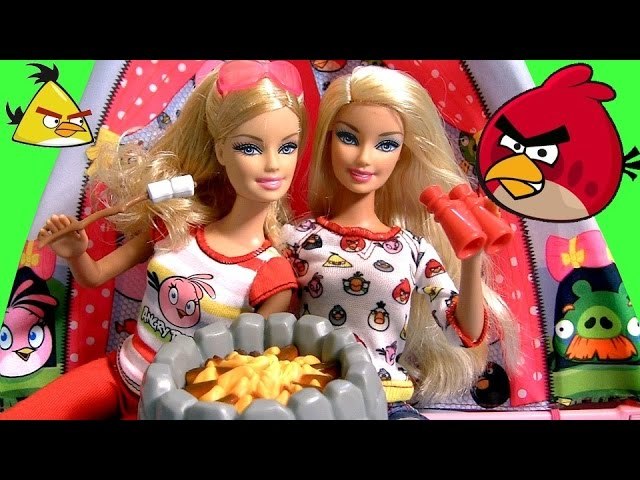 Camper Barbie Loves Angry Birds Camping Fun Playset Muñecas Campamento  Campeggio with Bad Piggies - video Dailymotion