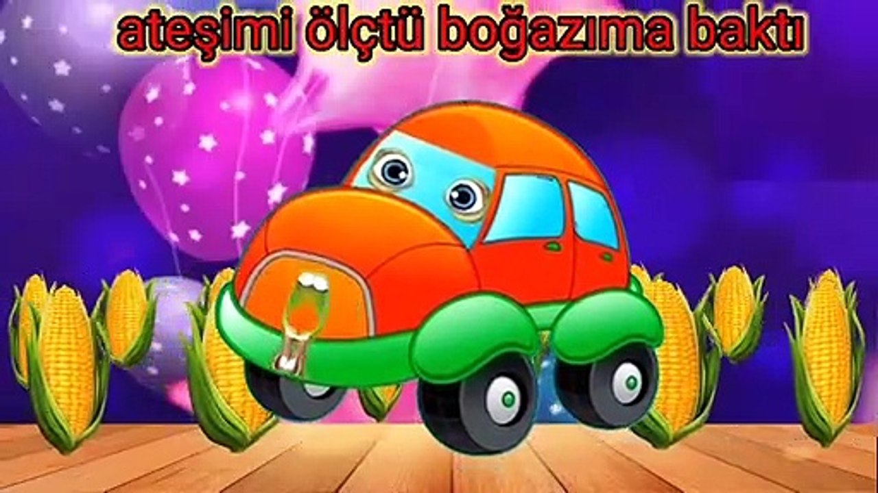 Sabah uyandım Hapşu Burnum Akıyor Hapşu | Konuşan Arabalar Çocuk Şarkıları ve Tekerlemeler