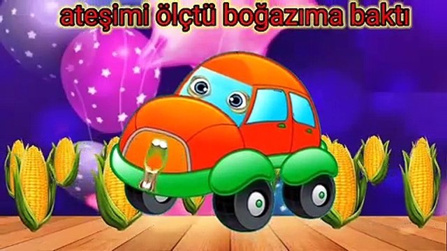 Sabah uyandım Hapşu Burnum Akıyor Hapşu | Konuşan Arabalar Çocuk Şarkıları ve Tekerlemeler