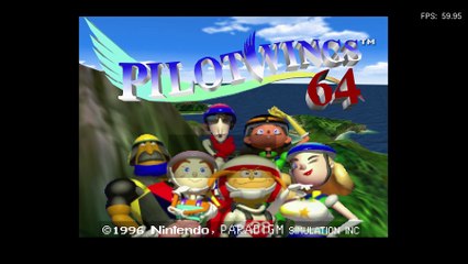 Pilotwings 64 (1996) [N64] - RetroArch with paraLLEl (PC)