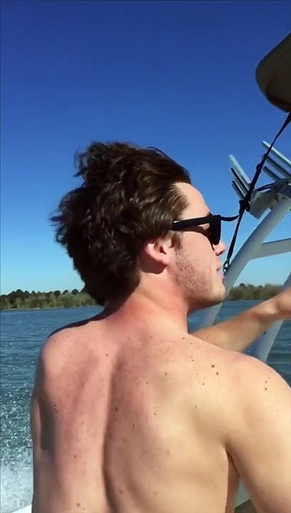 Man Wrecks on Jet Ski