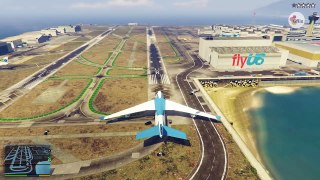 GTA V: Fly A GTA WORLDS BIGGEST HEAVY PLANE - GTA 5 Gameplay