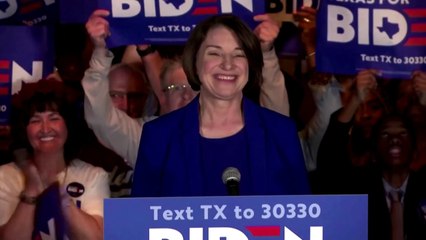 Klobuchar pulls back from Biden's VP search