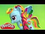 Play Doh Rainbow Dash My Little Pony Style Salon PlayDough Salon Branché - Peinados de colores