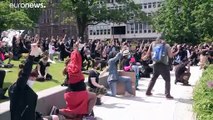 Anti-Rassismus-Demos in Großbritannien und Frankreich