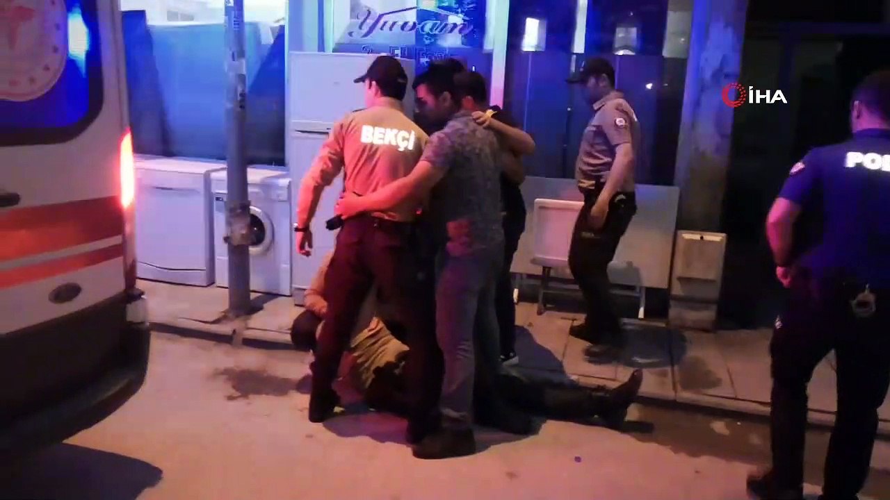 Alkollü sürücü önce bekçiyi ezdi, sonra polis memurunun ayağını kırdı