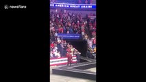Hundreds of empty seats in Tulsa at Trump's first campaign rally in four months