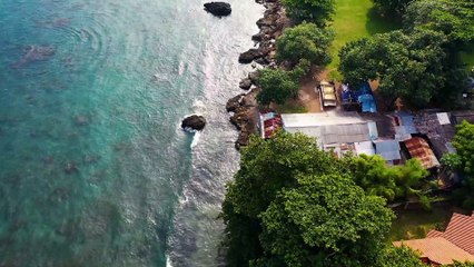 beach video captured by Drone