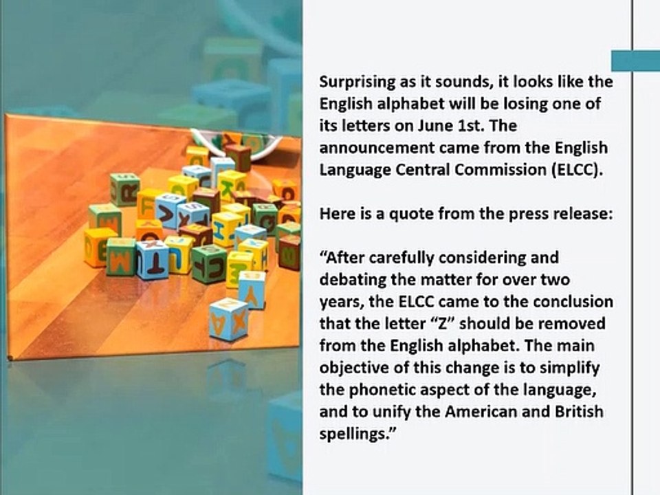 The Letter Z Was Removed from the Alphabet for 200 Years And Then Put Back