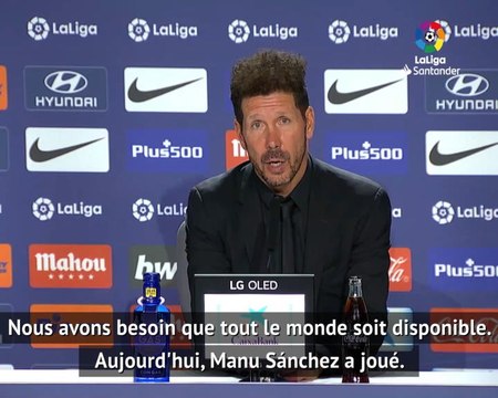 30e j. - Simeone : Nous devons nous réinventer