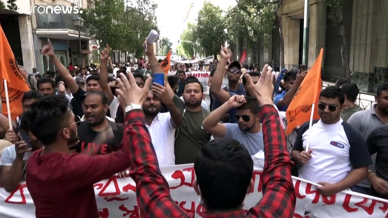 UN-Weltflüchtlingstag: Demos in Athen und Paris