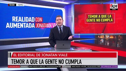 "Temor a que la gente no cumpla": el editorial de Jonatan Viale