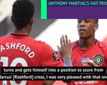 Martial's finding the right positions to score - Solskjaer on hat-trick hero