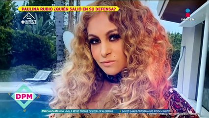 ¡Diego Schoening sale en defensa de Paulina Rubio!