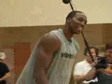 NBA- Dwight Howard préparations for Slam Dunk Contest 2008