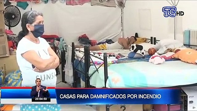 Vicepresidente de la República anunció construcción de viviendas para damnificados por incendio en Portoviejo