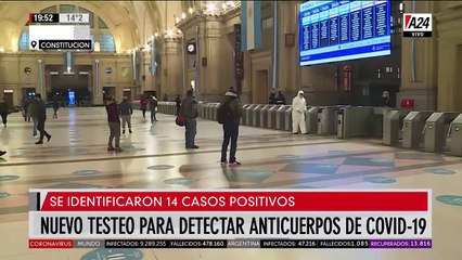 Detectaron 14 casos en los testeos realizados en la Estación Constitución