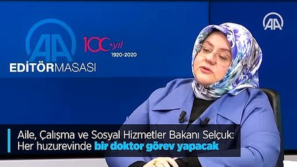 Aile, Çalışma ve Sosyal Hizmetler Bakanı Selçuk: Her huzurevinde bir doktor görev yapacak