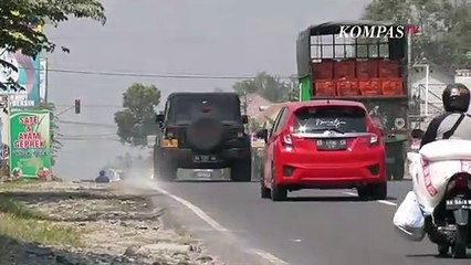 Hati-Hati! Magelang Diguyur Hujan Abu Vulkanik