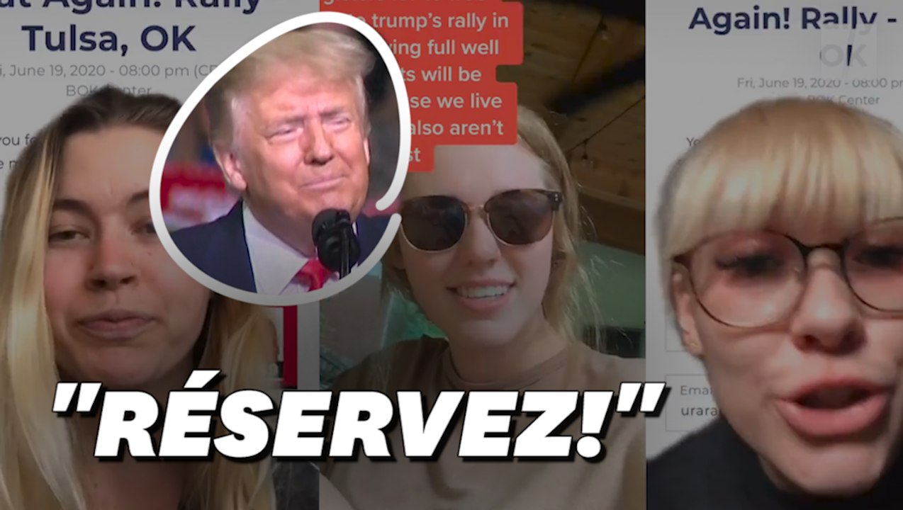 Comment Trump s'est fait avoir par des milliers d'utilisateurs de TikTok