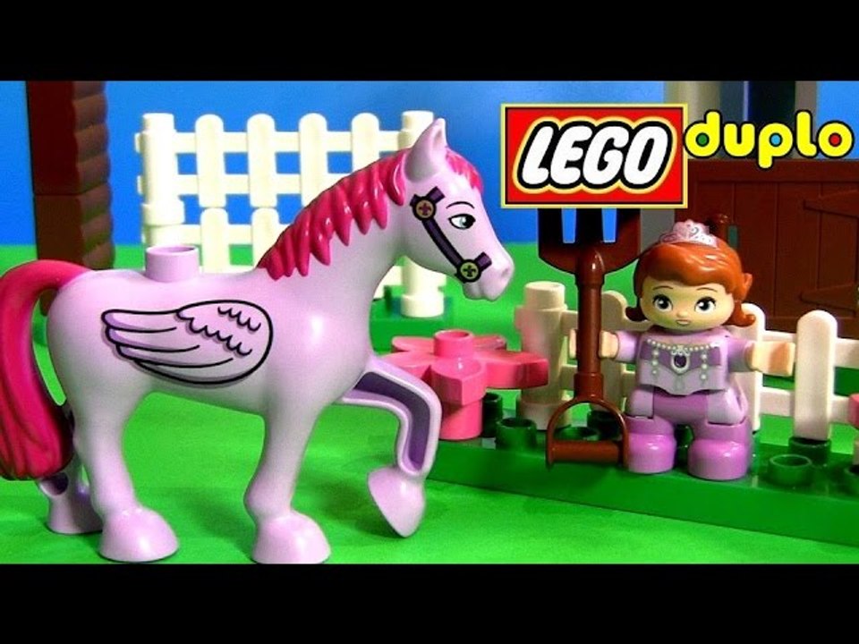 LEGO Duplo Sofia's Royal Stable 10594 with Minimus her Pegasus Pony From  Disney Sofia the First - video Dailymotion