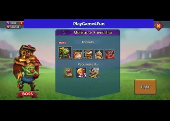 Lords Mobile - Darkness Call - Stage 1 - Monstrous Friendship