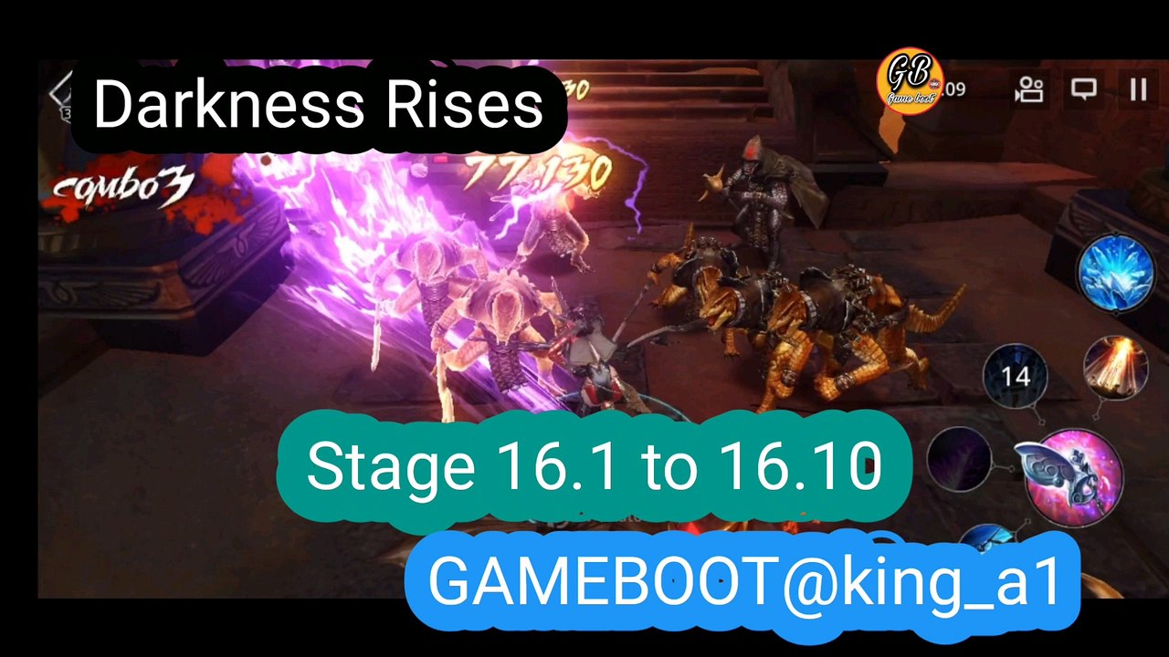 Stage 16.1 to 16.10!!Darkness rises   #GAMEBOOT #king_a1 #A1乄king亗RC #A1_king_A1