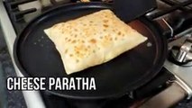 Easy to make home cooking cheeses paratha. Mouthwatering recipes