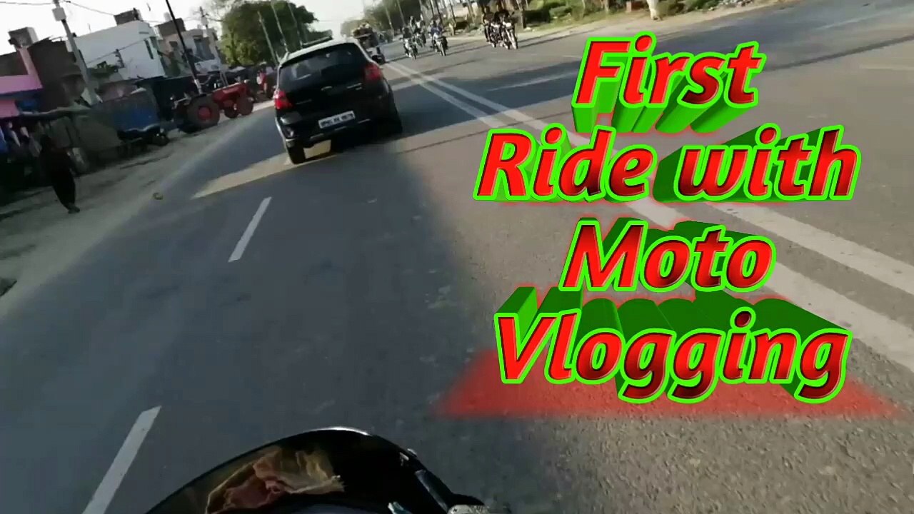 First Time  Moto Vlogging With Ride !!!!!