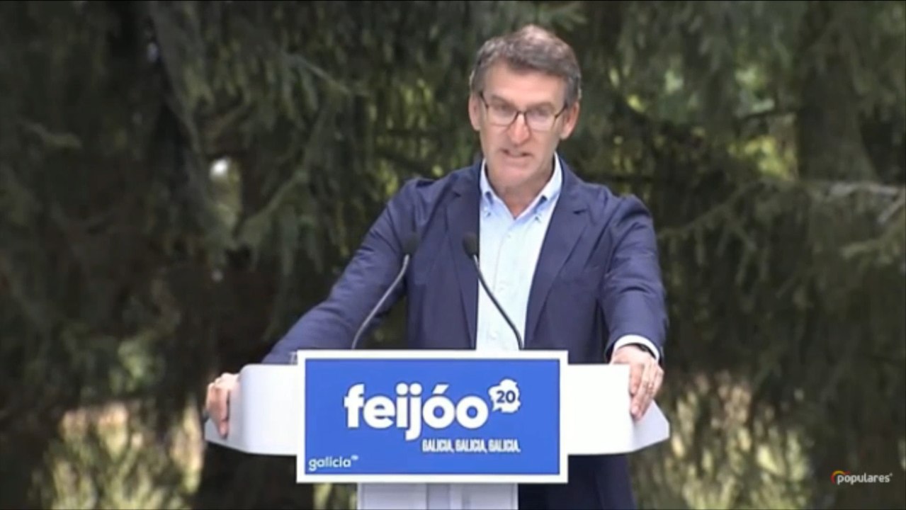 Feijóo: "Si Galicia quiere, estaré a su disposición los próximos cuatro años"