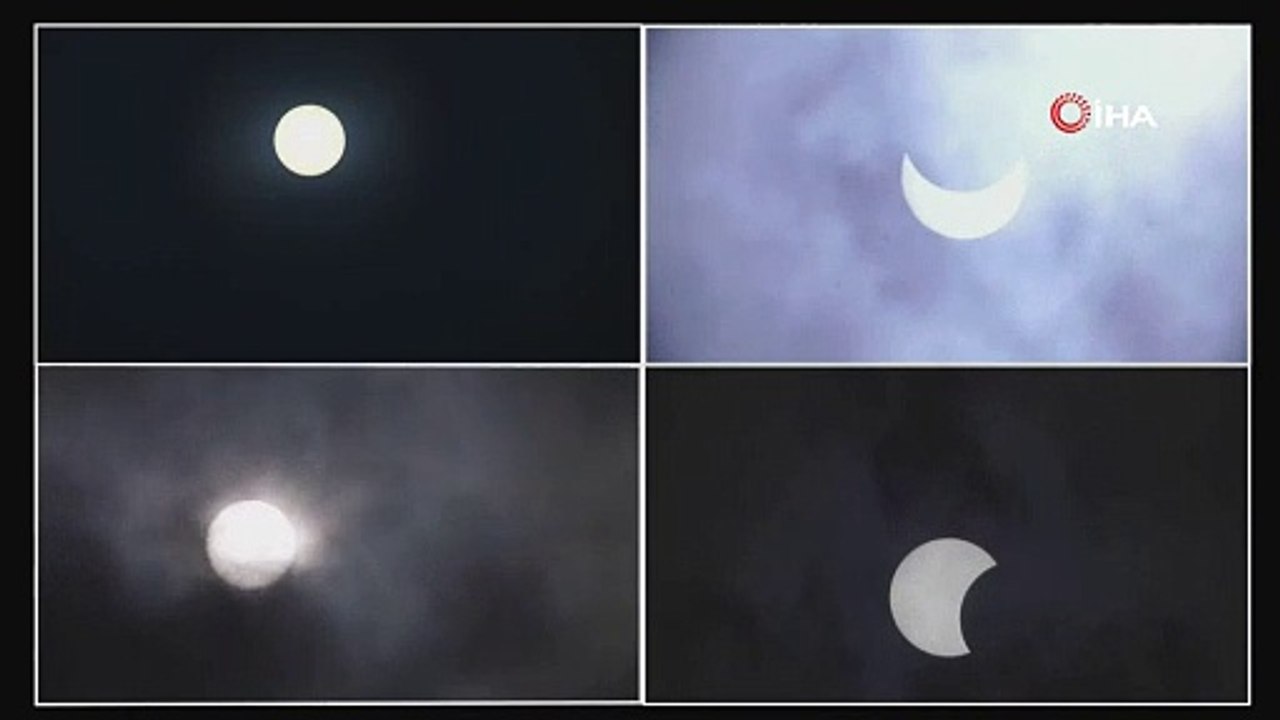 Çin’de ‘Ateş Çemberi’ güneş tutulması görüntülendi