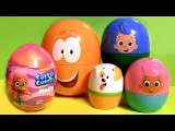 Bubble Guppies Stacking Cups Kinder Surprise Eggs MyLittlePony Peppa Frozen Lalaloopsy Baby Toys