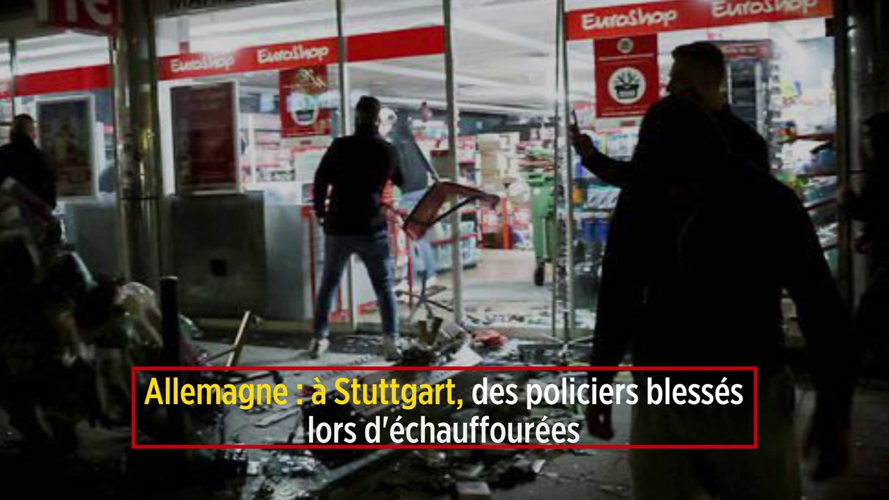 Allemagne : à Stuttgart, des policiers blessés lors d'échauffourées