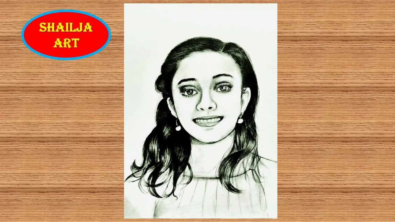 how to draw cute girl face pencil sketch || how to draw girl face step by step